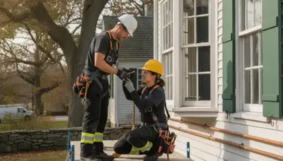 Professional plumber repairing a leak in Burlington, MA for local plumbing repair service