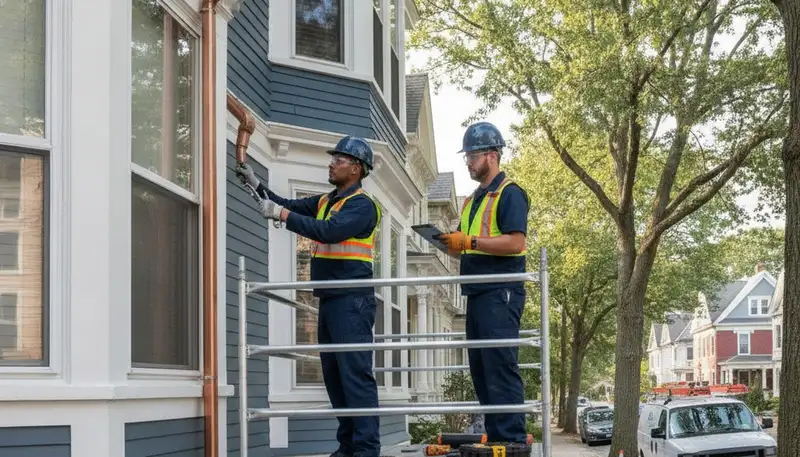 Professional plumber repairing a sink in Burlington, MA for fast residential plumbing service