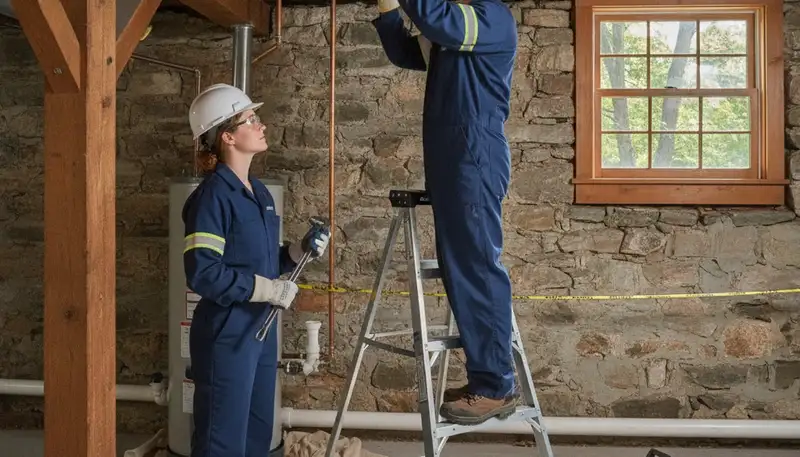 Plumbing repair service in Burlington, MA for residential and commercial plumbing issues