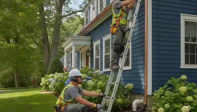Burlington, MA plumber repairing a plumbing issue for a local home service call