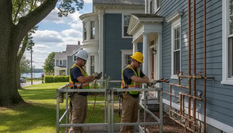Burlington, MA plumber repairs residential plumbing issues for local homeowners