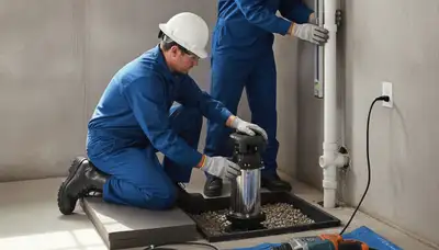 Sump pump installation for Burlington, MA homes by On Call Plumbers