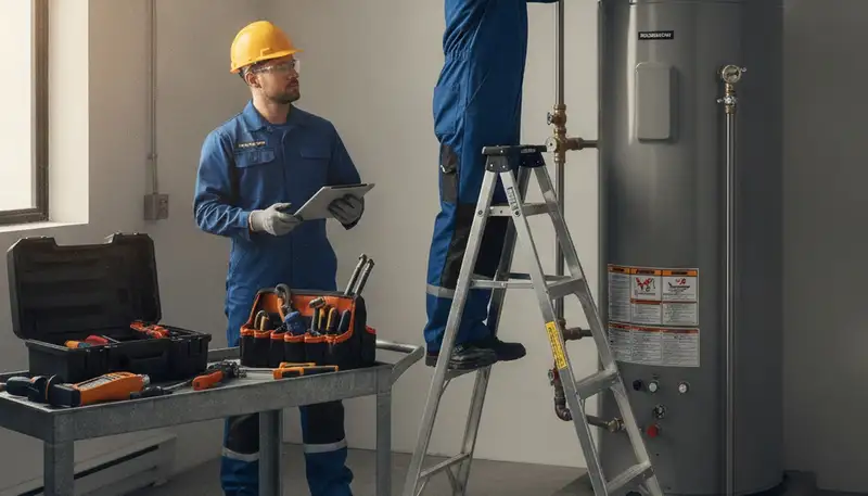 Water heater repair service in Burlington, MA for residential plumbing systems