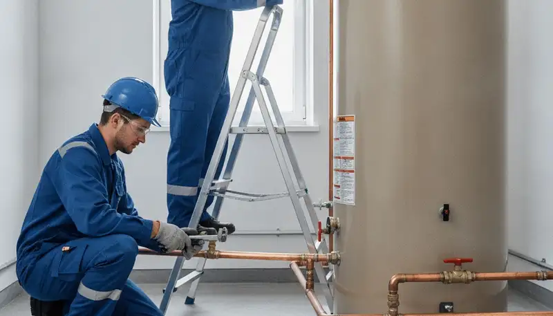 Water heater repair service in Burlington, MA for home plumbing maintenance